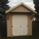 Kenosha WI 8x12 Gable with Cantilevered Roof